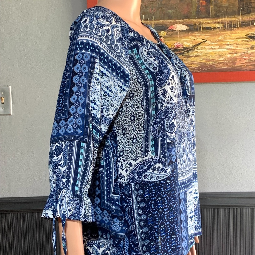 Skies are Blue Blouse SZ - S - Picture 2 of 5